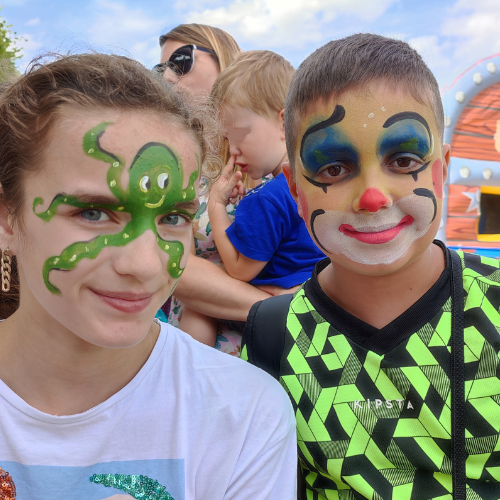 maquillage-enfant-pieuvre-clown-gentil